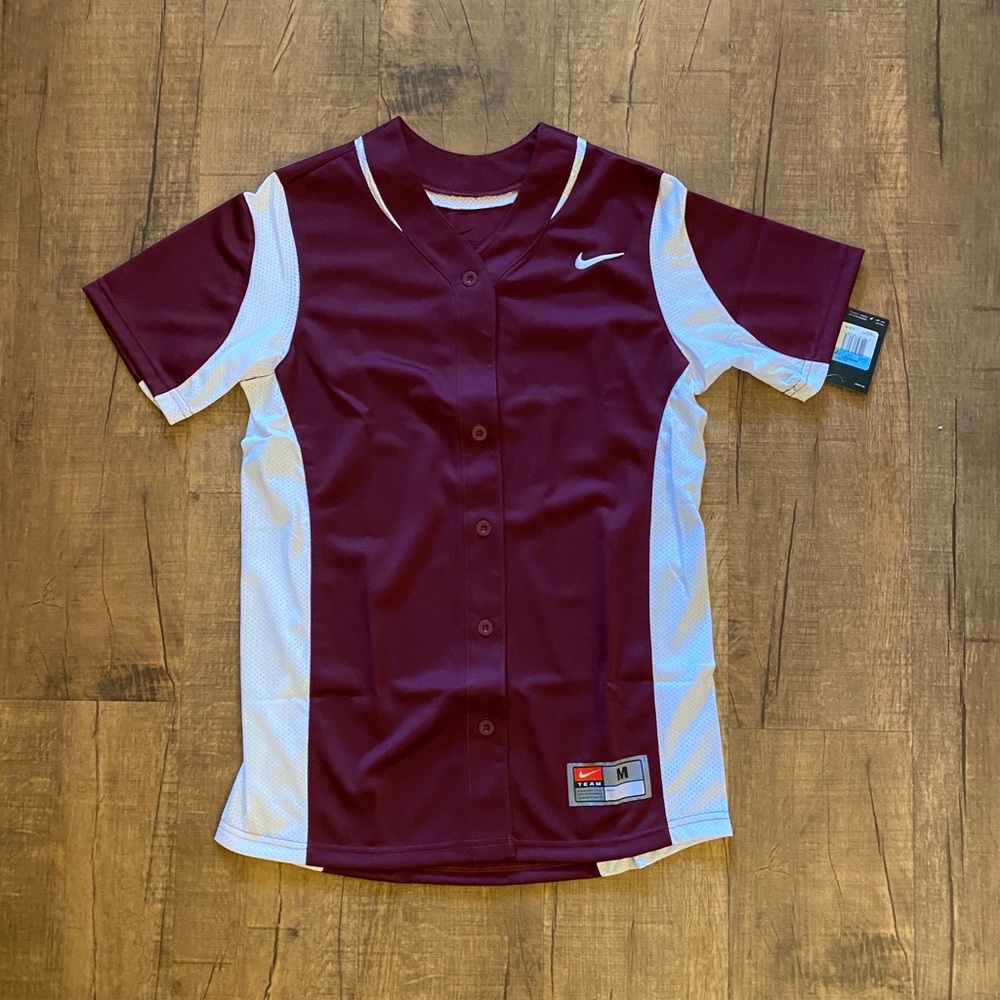 Nike Vapor Full-Button Softball Performance Jersey